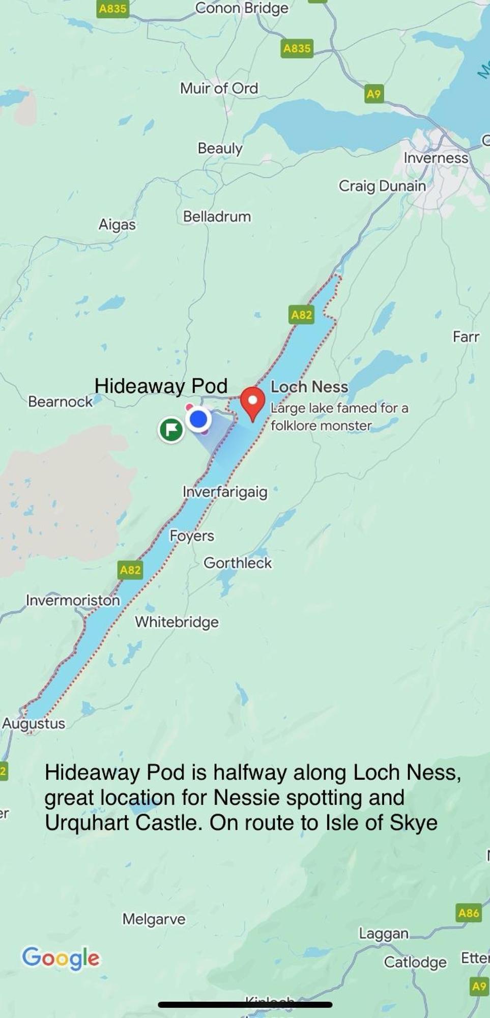 Hideaway Pod Near Loch Ness For A Tranquil Retreat Lejlighed Lewiston Eksteriør billede